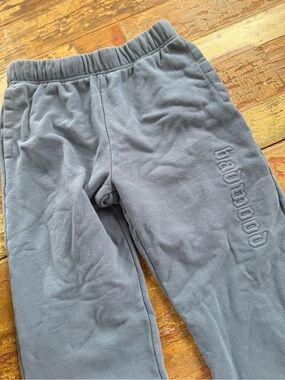 Badwood Premium Unisex Jogger Sweatpants in Denim Blue Loungewear Casual | XS